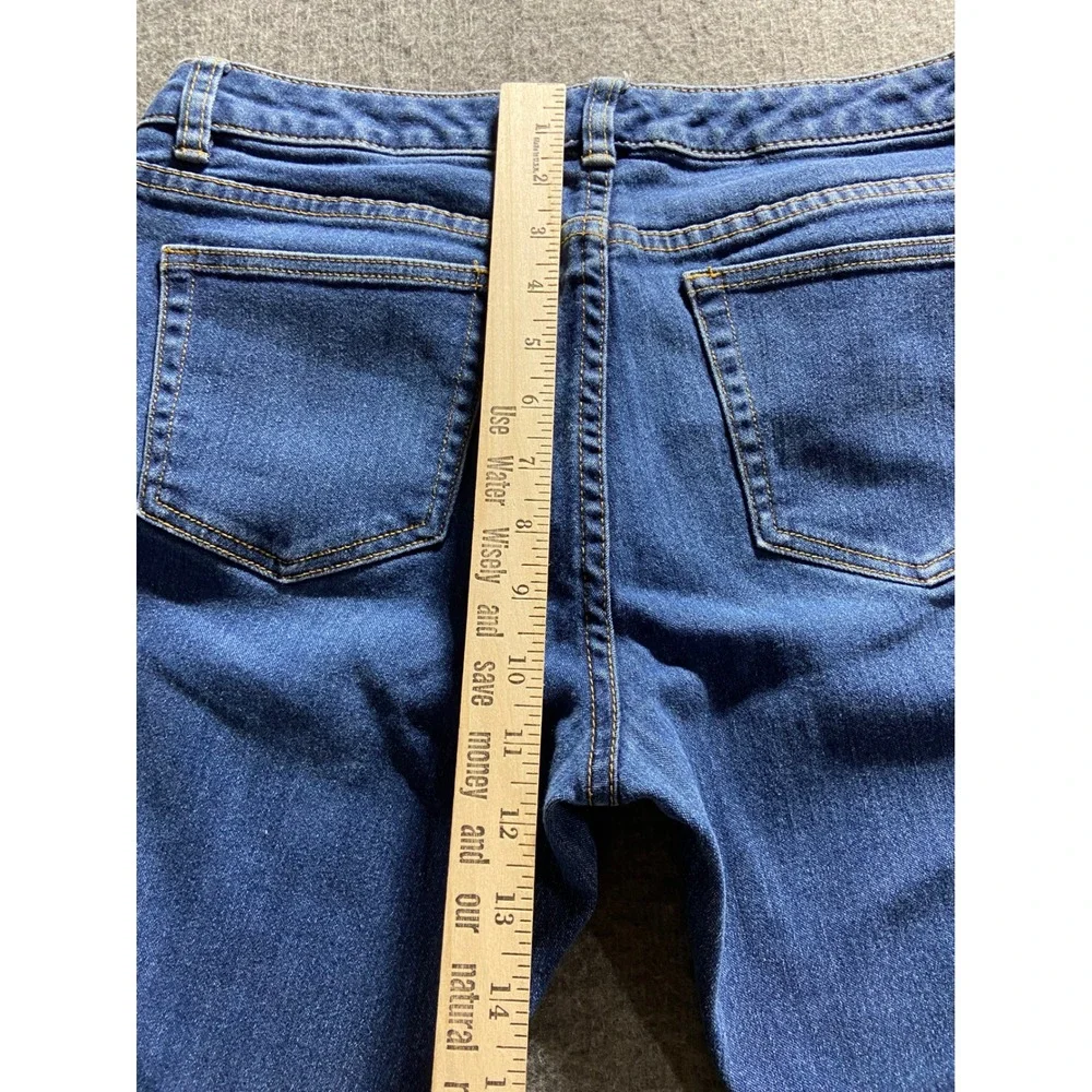 Michael Kors Jeans Blue Skinny Mid Rise Stretch Denim Size 6 Preppy